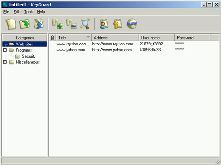 KeyGuard Screenshot